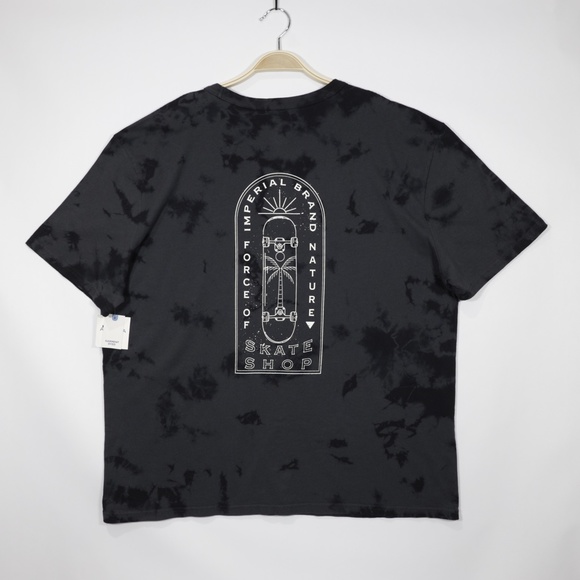 Arizona Jean Co Mens Short Sleeve Graphic Print T-Shirt Black Tie Dye Size XXL - Picture 4 of 6